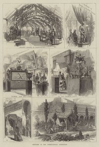 Skizzen in der Internationalen Ausstellung