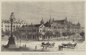 Das David Sassoon Gebäude der Elphinstone High School, Bombay von Frank Watkins
