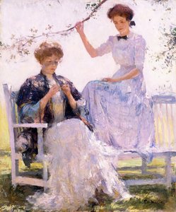 Sonnenschein und Schatten, um 1912 von Frank Weston Benson