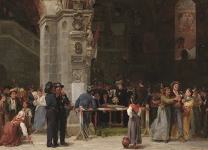 Zeichnung für den Militärdienst - modernes Italien