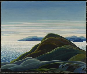 Nordküste, Oberer See, 1927 von Franklin Carmichael