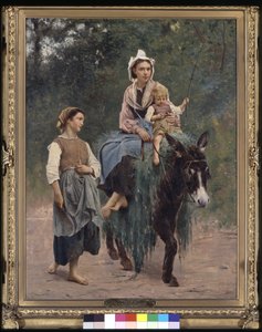 Italienische Bauernfamilie, Datum unbekannt