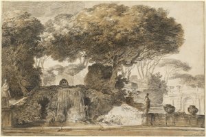 Park einer italienischen Villa von François André Vincent