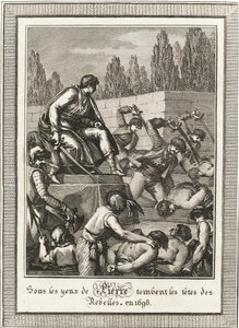 Die Hinrichtung der Strelitzen. Aus: Histoire de Russie von Blin de Sainmore, ca. 1800