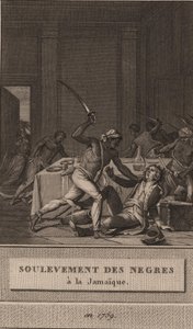 Aufstand der schwarzen Sklaven in Jamaika im Jahr 1760