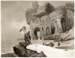 Bäreninsel aus Voyages en Scandinavie, en Laponie, au Spitzberg et aux Feroe, veröffentlicht 1852 (Gravur) von François Auguste Biard