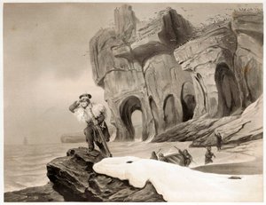 Bäreninsel aus Voyages en Scandinavie, en Laponie, au Spitzberg et aux Feroe, veröffentlicht 1852 von François Auguste Biard