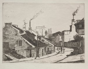 Landstraße in Alouette von François Bonvin