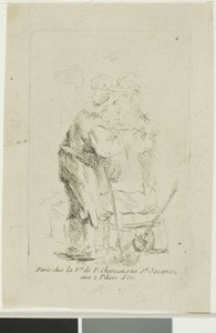 Ein schlecht gekleideter Bauer von François Boucher