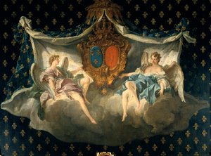 Allegorie von Frankreich und Navarra, 1740 von François Boucher