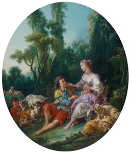 Denken sie an die Traube? (Pensent-ils au raisin?) von François Boucher