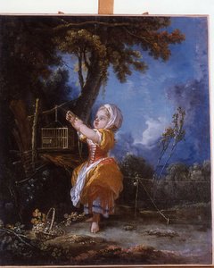 Boucher - Die kleine Vogelfängerin, GOB-36-001