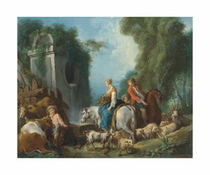 Boucher - Pastorale an der Quelle