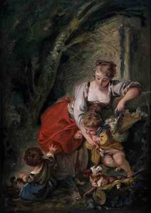 Familie, ca. 1750