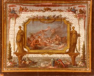François Boucher, Maurice Jacques - Modell für Tapisserie. Venus auf den Wassern, GOB-28-001