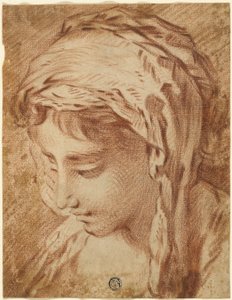 Kopf einer Frau von François Boucher