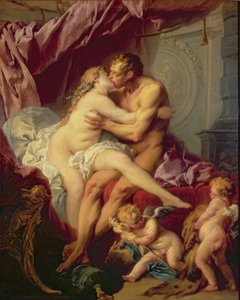 Herkules und Omphale von François Boucher