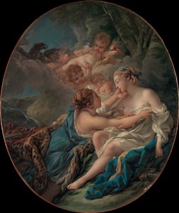 Jupiter in der Gestalt von Diana und Kallisto, 1763