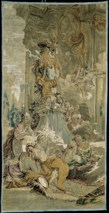 Psyches Eintritt in Cupids Palast [linkes Fragment], aus Die Geschichte von Psyche