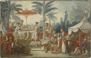 Das Mahl des Kaisers von China, 1742