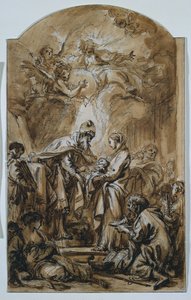 Die Darstellung im Tempel von François Boucher