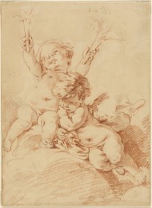 Zwei Putti von François Boucher