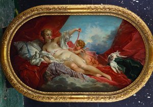 Venus und Amor von François Boucher