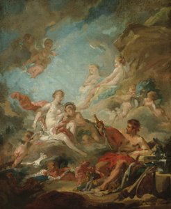 Venus in der Werkstatt des Vulkan von François Boucher