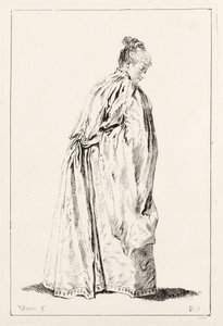 Stehende Frau von François Boucher