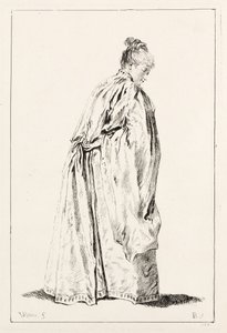 Stehende Frau von François Boucher