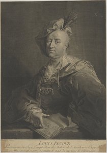 Porträt des Tänzers und Choreografen Louis Pécour, 1653-1729, ca. 1720 von François Chereau