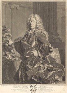 Conradus Detleu von Dehn von François Chereau I after Hyacinthe Rigaud