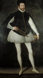 Ein Edelmann am Hof der Valois von François Clouet