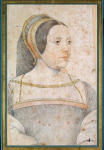 Porträt von Judith von Assigny, Ehefrau von Jean de Crequi, Herr von Cannaples (1502 - 1558) von François Clouet