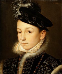 Porträt von König Karl IX. von Frankreich