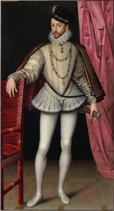 Porträt von König Karl IX. von Frankreich 1550-1574, ca. 1570 von François Clouet