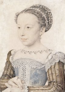 Porträt von Margarete von Valois 1553-1615, ca. 1559