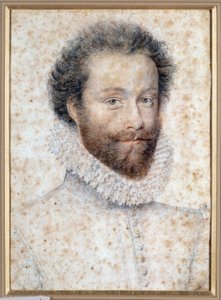 Porträt eines Unbekannten, vielleicht Louis I., Prinz von Condé von François Clouet