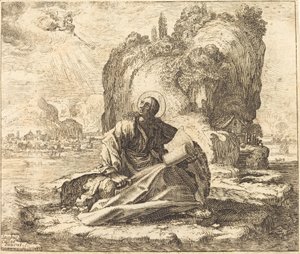 Heiliger Johannes auf der Insel Patmos