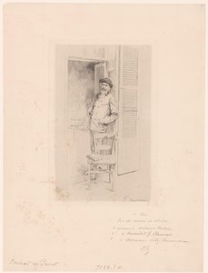 Porträt von Félix Hilaire Buhot