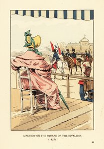 Eine Parade auf dem Platz der Invaliden