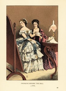 Sich vor dem Ball herausputzen von François Courboin