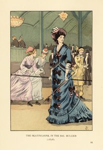 Die Eislaufbahn im Bal Bullier im Jahr 1876