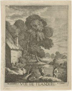 Flämische Landschaft von François Deroy