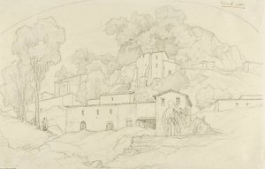 Rocca di Papa von François Edouard Bertin