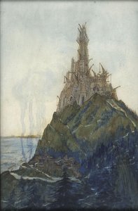Tempel des Denkens, Beethoven gewidmet, im Bau, 1897-1914 von François Garas