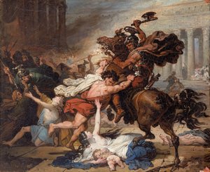 Zerstörung Jerusalems durch die Römer Studie, 1824