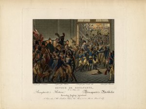Napoleon kehrt von der Insel Elba zurück, 1815