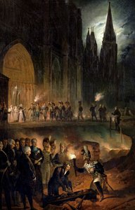 Überführung der Gebeine der königlichen Familie in die Kirche von St. Denis, 18. Januar 1817