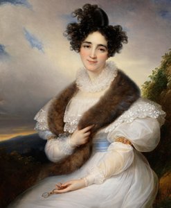 Porträt von Marie-Joséphine-Emilie Lafont-Porcher von François Joseph Kinson